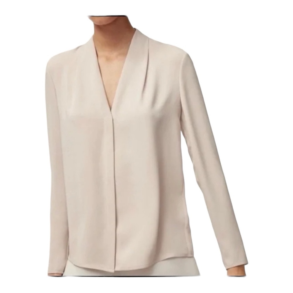 ARITZIA BABATON | Akira Blouse V Neck Button Up size small